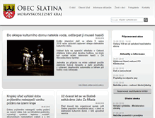 Tablet Screenshot of obecslatina.cz